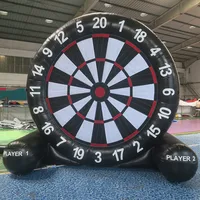 Outdoor PVC Foot Dart Inflatable Football Dart Board With Sticky Soccer Balls Giant Foot Kicking Ball Sports Target Games 2