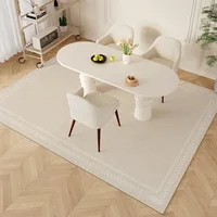 Dining Table Floor Mat Large Kitchen Carpet Waterproof Non-slip Pvc Leather Mats Oil-proof Home Decor Restaurant Rug Big Size 1