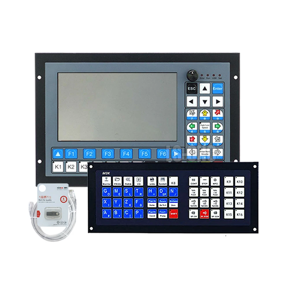 Cnc Ddcs-expert3/4/5 축 모션 제어 시스템 라우터 조각 기계 + atc 확장 키보드 Mpg 및 75w24v 용 오프라인 Plc