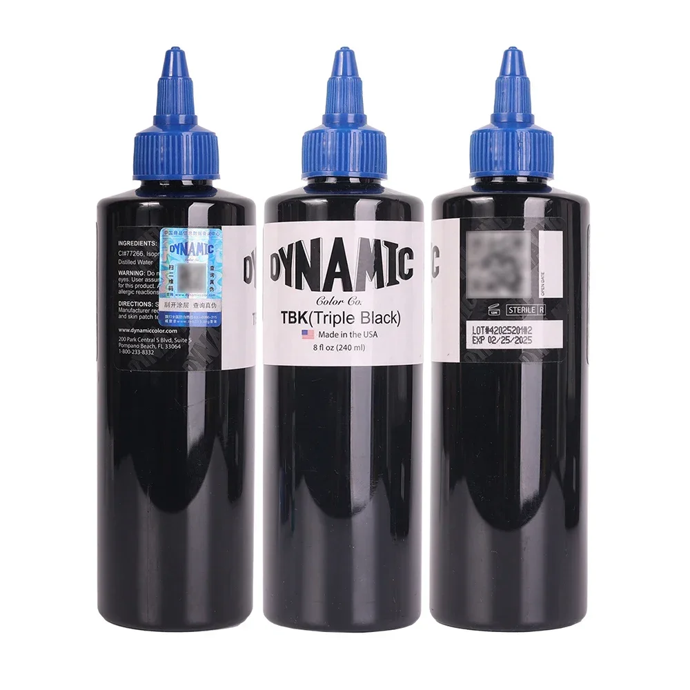 Black Tattoo Ink Pigment TBK BLK Dynamic Triple Ink