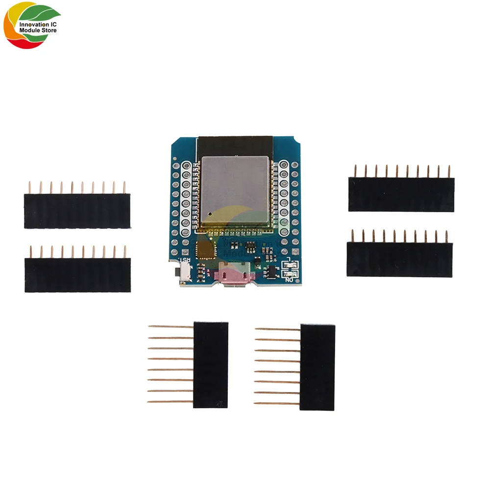 3 Pezzi ESP32 Mini D1 NodeMCU WiFi + Bluetooth – Dual Core Con CP2014 E Tipo C Per Arduino
