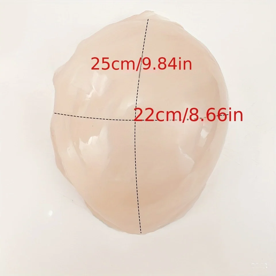 Wig Simulation Scalp PU Rubber Bottom Mesh Cap Imitation Biological Hair Block Mesh Bottom Material for Making Men's Toupee