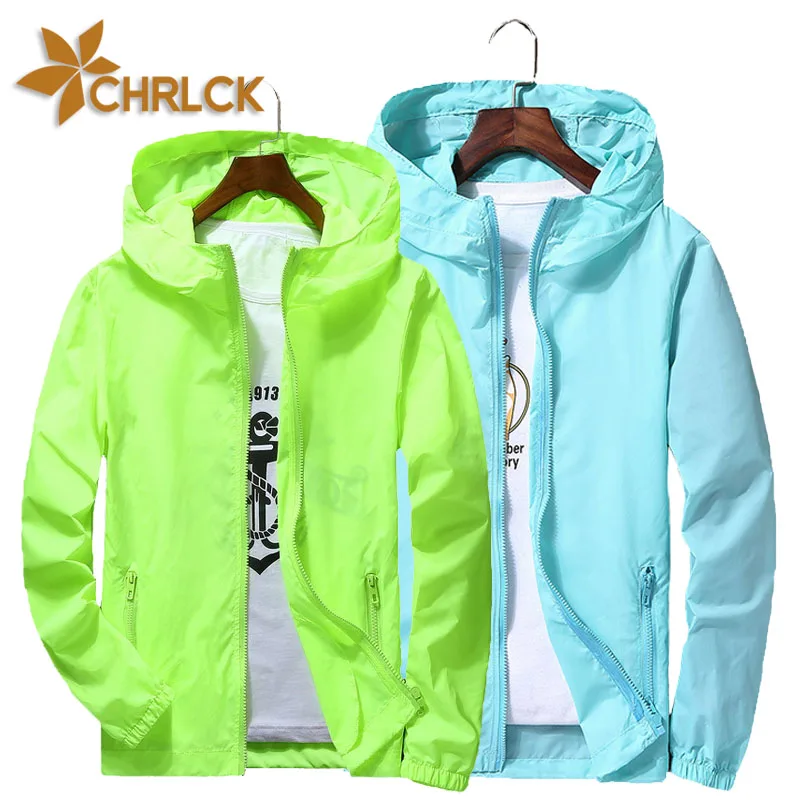 Hiking Jackets Breathable Reflective Sun Protection Outdoor Windbreakers For Men Women Hiking Jackets