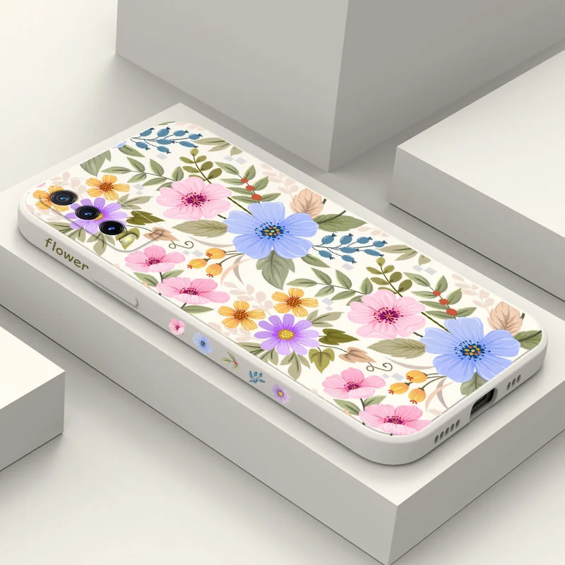 

Heaven Flower Case For VIVO Y20 Y12 Y22 Y02 Y76 Y30 Y50 Y33 Y35 Y76 Y95 S V27 V27E V25 V25E V23 V23E V21 V20 S1 Pro 4G 5G