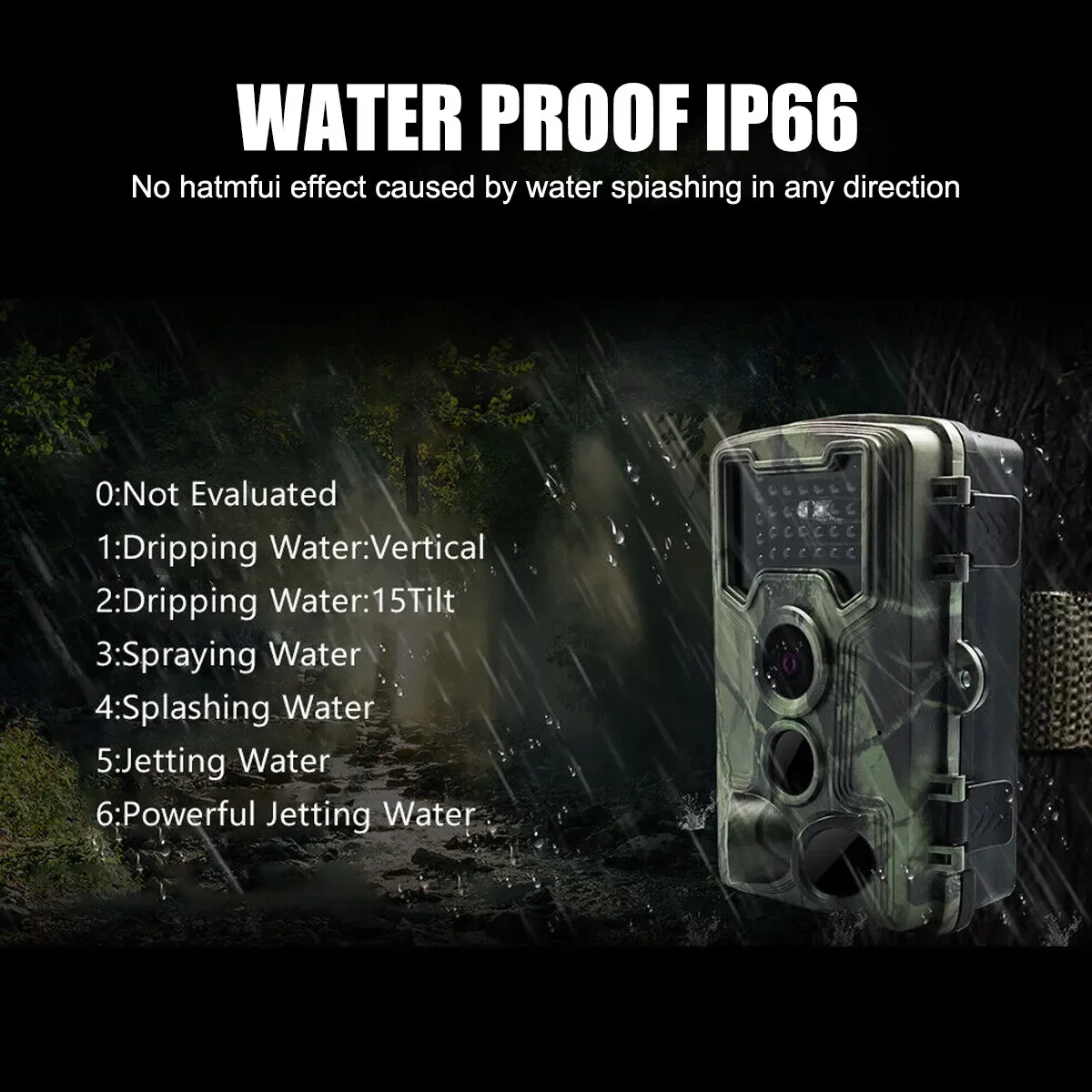 Hunting Trail Camera 58MP IP66 PR700 HD Game Night Vision Motion Activated Trigger Security Cameras Outdoor Wildlife Photo Traps trail camera