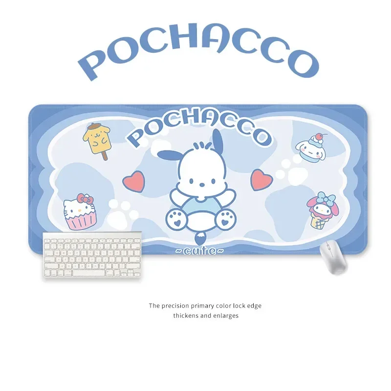 Grande Kawaii Gamer Mousepad Mouse Pad Mat Bonito Xxl Tapete do Rato Teclado Mesa pc Computador - Imagem 3