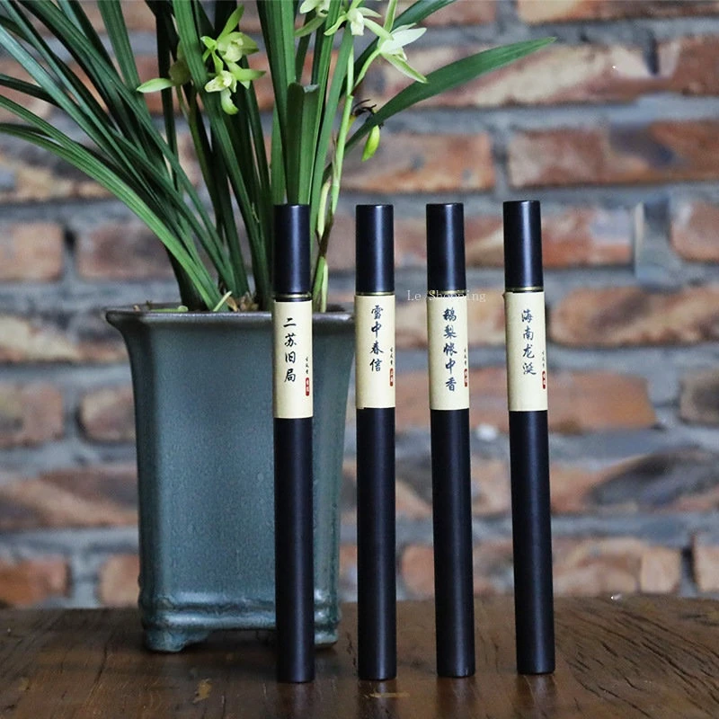 Incense Gift Four Flavor Gift Box with Thread Incense Sandalwood Bud Zhuang Hainan Agarwood Laosan DIY Yoga Tea Room Supplies