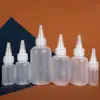 10PCS 10ml/20ml/30ml/50ml/60ml/100ml Plastic Squeeze Bottles Empty Dropper bottles with Scale for Solvents Ink Liquid Container 3