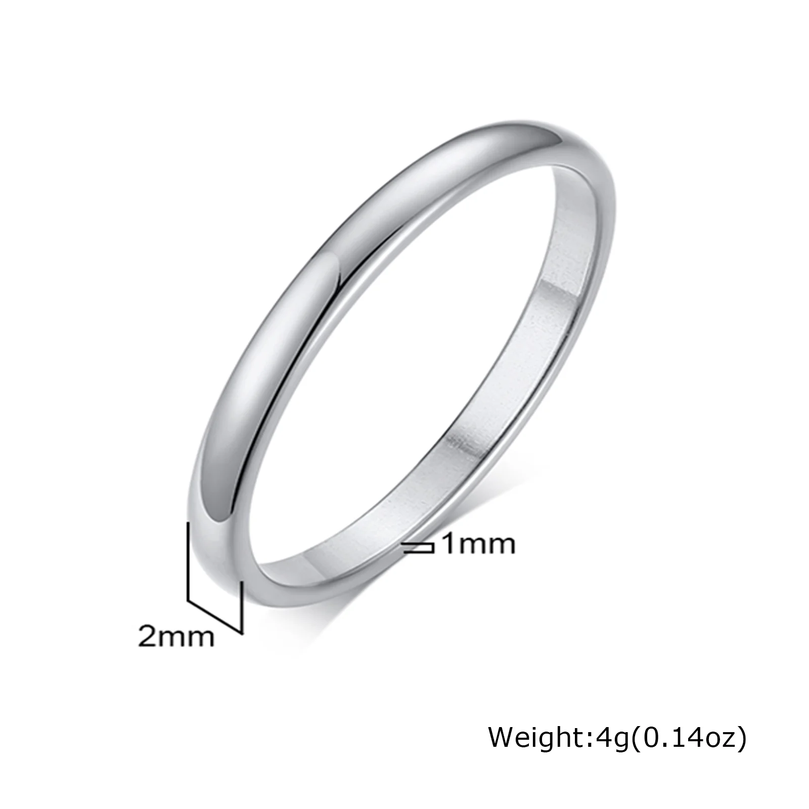 2mm Silver