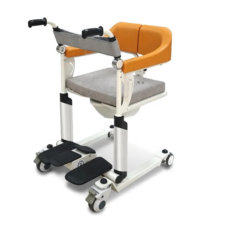 Ksitex wholesale toilet commode hydraulic transfer patient lifting transfer chair 4
