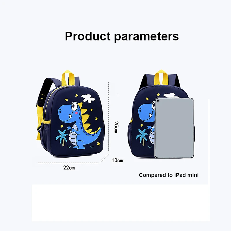 Kids Cartoon Dinosaur Backpack 2