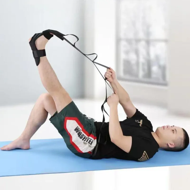 Yoga Ligament Stretching Belt Foot Rehabilitation Strap Plantar Fasciitis Leg Training Foot Ankle Joint Sports Calf Massager