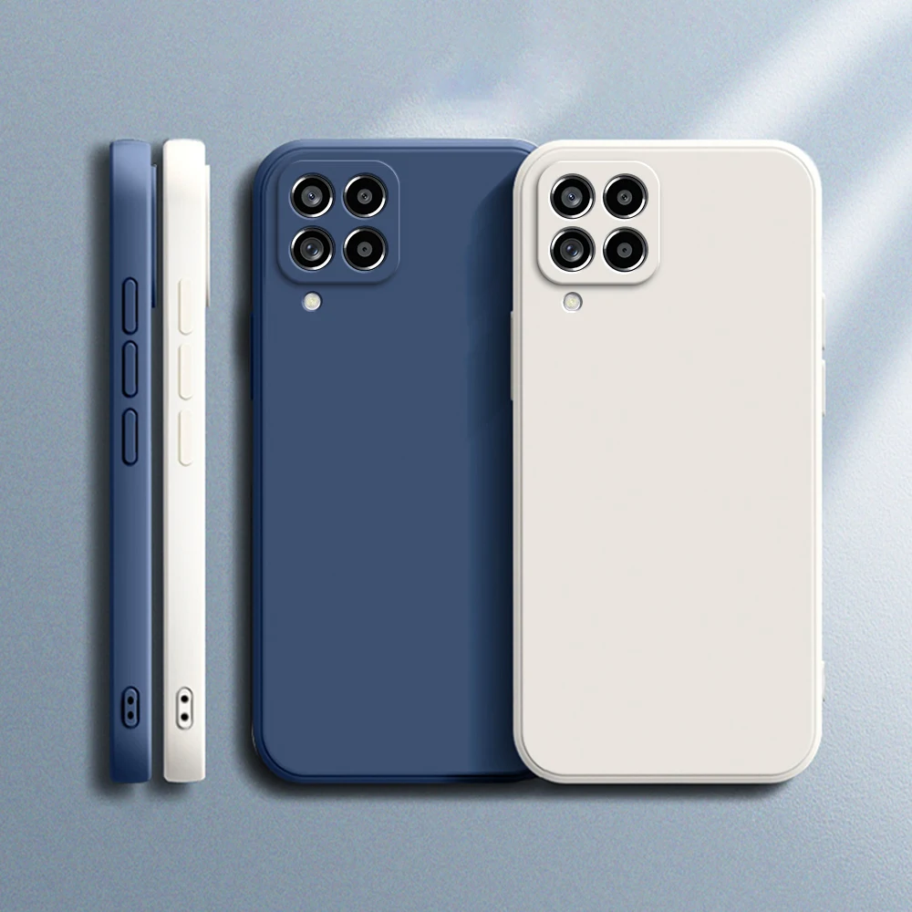 Luxury Classic Square Matte Silicone Phone Case Cover