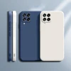 For Samsung A12 Case Samsung Galaxy A12 M12 A22 A42 M32 M42 4G Cover Square Matte Silicone Luxury Classic Phone Cover Funda 1