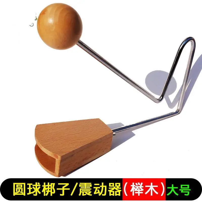 Wooden Ball Watchman's Clapper Percussion Instrument Stage Performance Accompaniment Shaker Children Orff Musical Toy