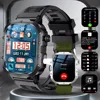 2025 Rugged Military GPS Smart Watch Men's Outdoor Watch 2.01" HD Touch Screen Voice Bluetooth Call Flashlight Smartwatch Men