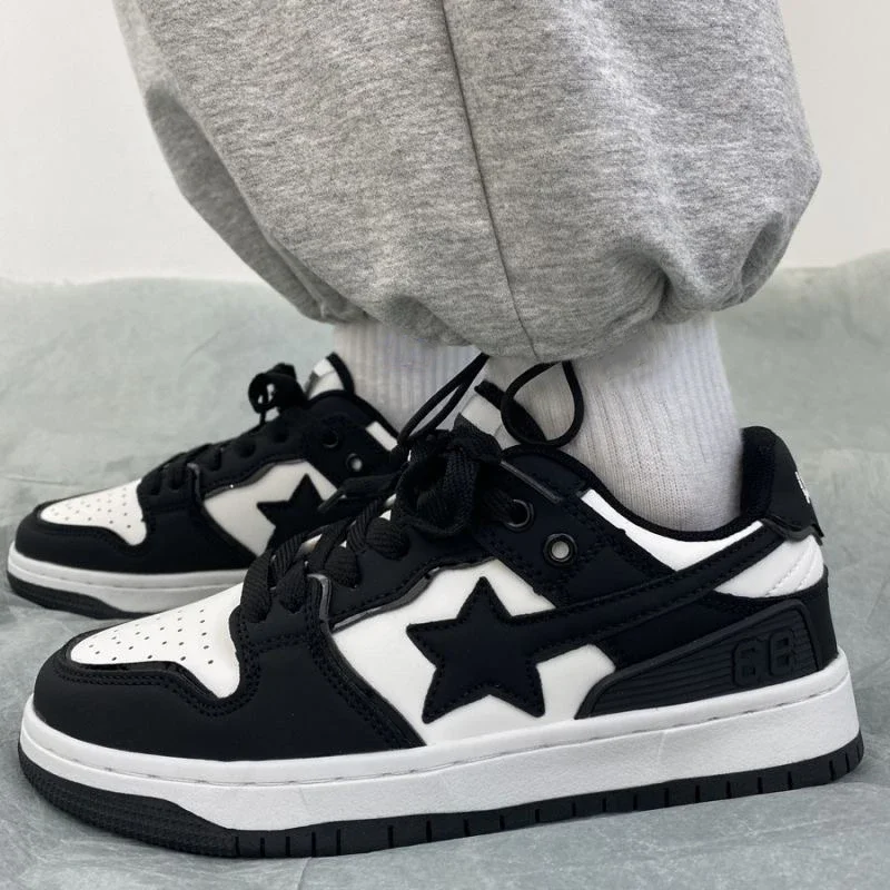 

Women's Casual Sneakers Personality Star Running Sport Shoes Tennis Shoes Skateboard Shoe Trainers Skate Flats Walking Sneakers