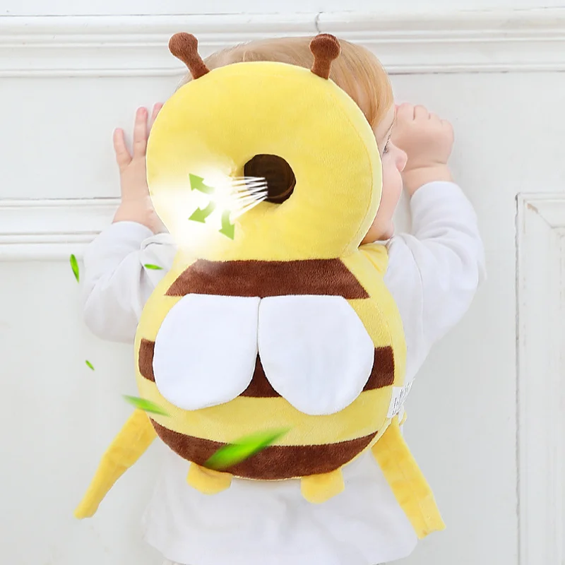 Head Back Protector Baby Protect Pillow Learn Walk Head Protector Cushion Anti Fall Backward Cap Carry Cartoon infant Kids Safe,head protector pillow,head back protector,head protector
