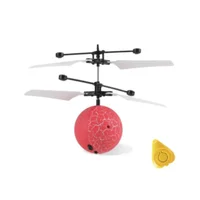 Mini Drone RC Helicopter Aircraft Mini Drone Fly Flashing Helicopter Hand Control RC Toys Mini Quadcopter Dron Kids Toys 2