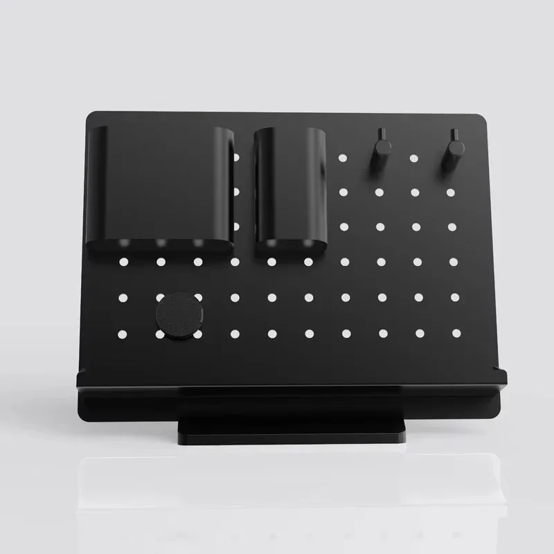 

Kit Base Metal Pegboard Supplies Standing Organizing Free Office Hook, Magnetite, Storage For Shelf, Combination Holder, Desk