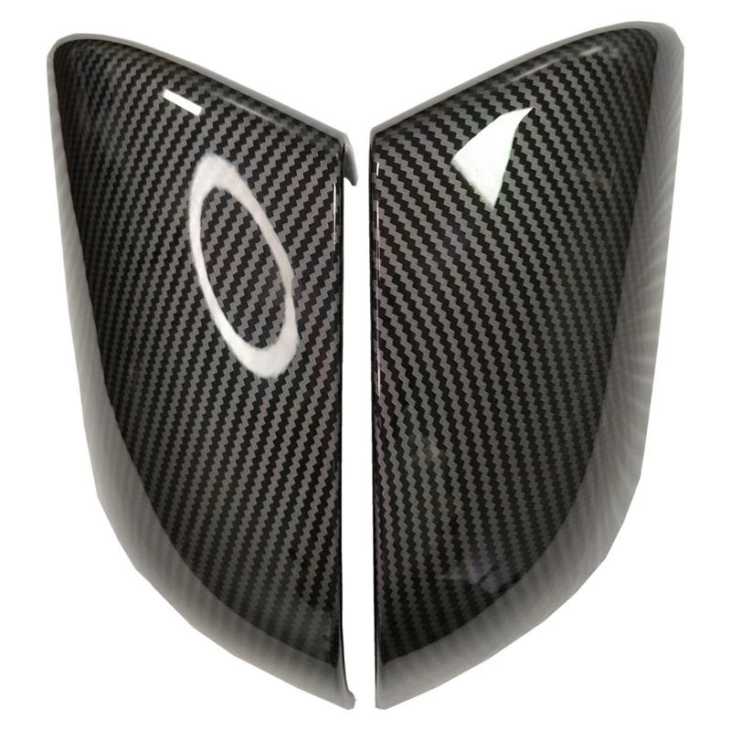 Car Rear Mirror Cover Cap Carbon Fiber Pattern For Tesla Model 3 -/Model Y Exterior Side Mirror Cover