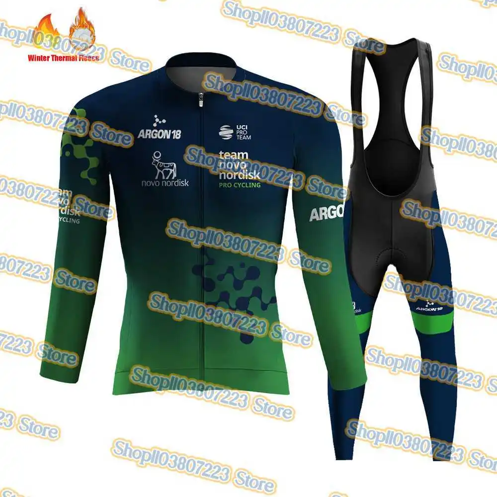 Novo Nordisk New Season Cycling Jersey Set Cycling Clothing Road Bike Shirt Suit Pants Maillot Cyclisme