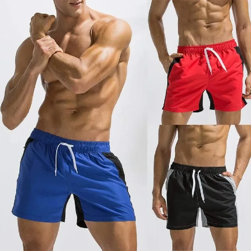 

Men's Sports Shorts 2021 Summer Thin Five-point Pants Casual Loose Large Size Beach Swimming Trunks Mid Sweatpants Men Clothing