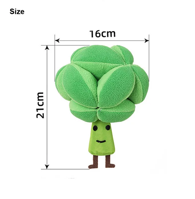 Snuffle Broccoli Dog Puzzle Toys Increase IQ Slow Dispensing Feeder Pet Cat Training Games Feeding Feeding Food Intelligence Toy 6