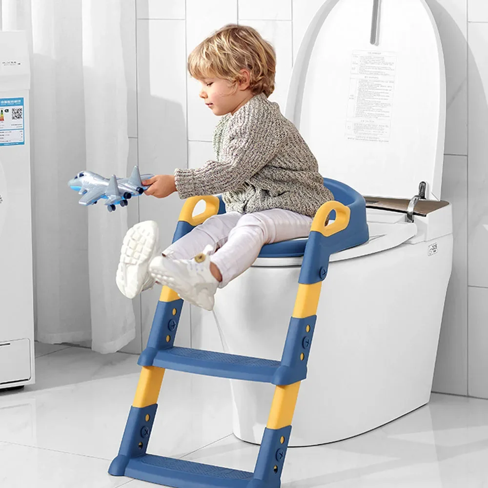 stair-style-children's-toilet-adjustable-baby-toilet-folding-rack-step-stool-child-step-toilet-seat-ring-baby-potty-toilet