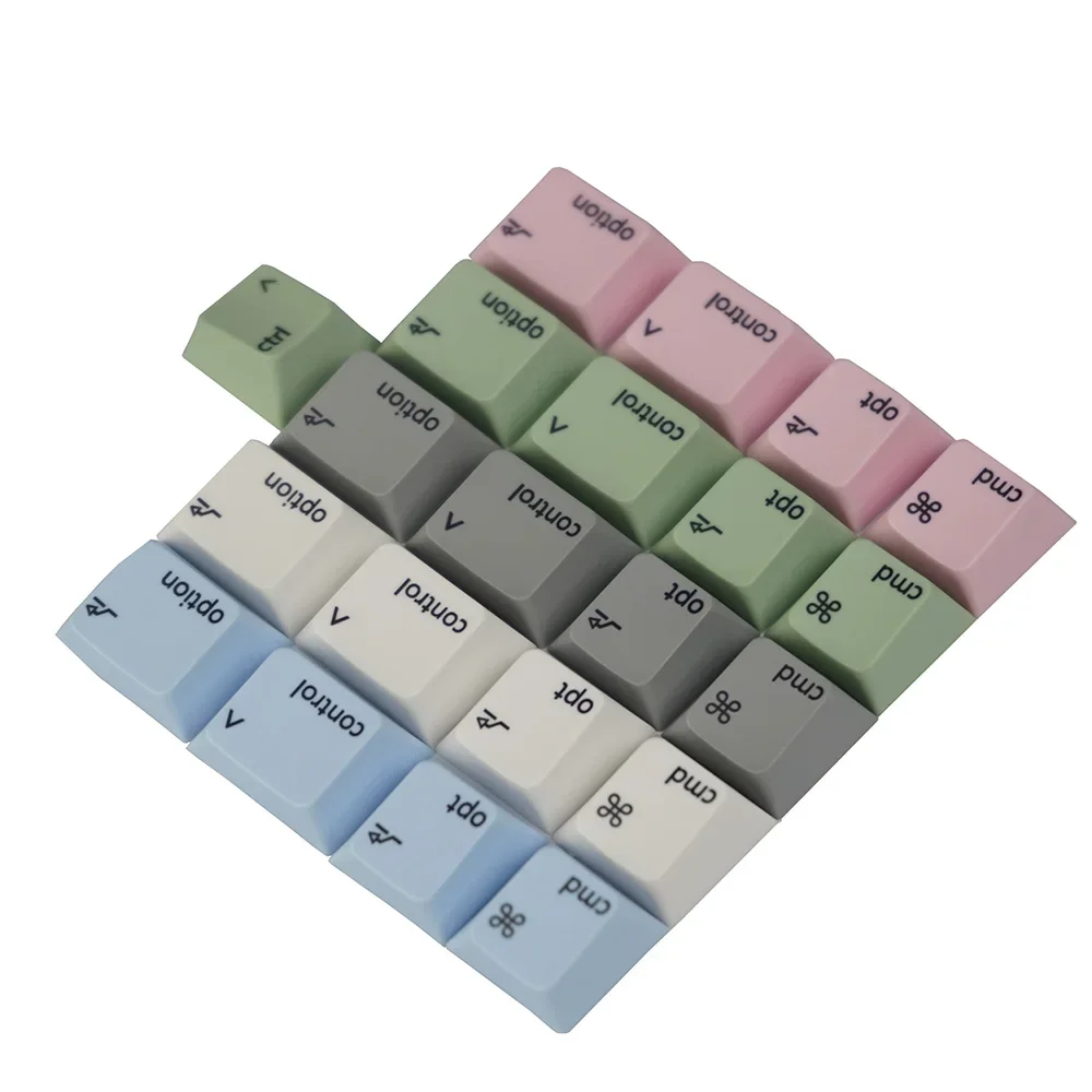 Npkc-pbt Keycap para Teclado Mecânico Branco Verde Rosa Cinza Personalizado Tecla de Suplemento Compatível com Mac Pcs - Imagem 2