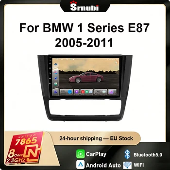 Radio de coche Srnubi para BMW 1-Series E87 E81 E82 E88 2004-2011, reproductor Multimedia inalámbrico Carplay Android, unidad principal estéreo 1