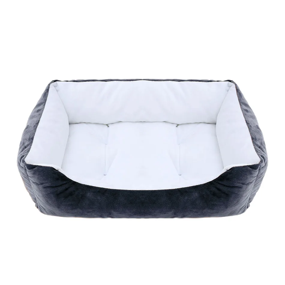 thumbnail image 1 of Cama para perro, gato, mascota, perrera cuadrada de felpa, sofá cama para perro mediano y pequeño, cojín, cama calmante para perro, casa, suministros para mascotas, accesorios, 1 of 4