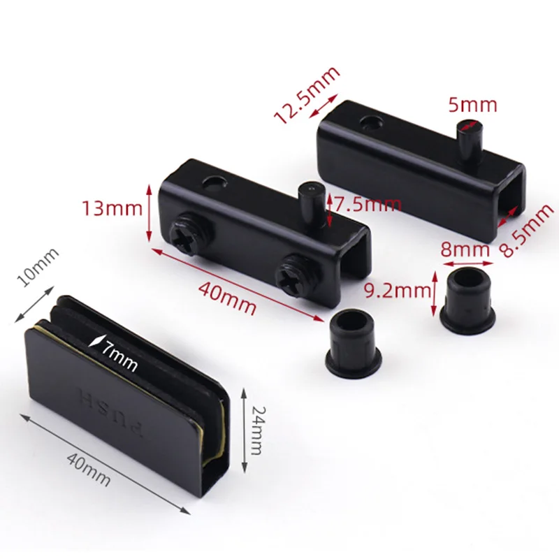 Free Opening Hinge Up and Down Shaft Hinge Glass Hardware Fittings Furniture Cabinet Door Single Double Door Glass