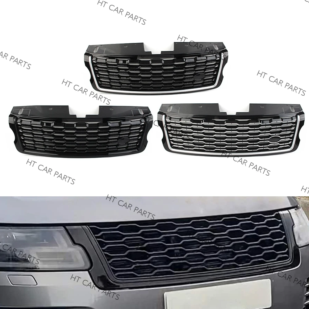 

Car Front Bumper Upper Mesh Grille Facelift Replacement Grill For Land Rover Range Rover Vogue Black 2013 2014 2015 2016 2017