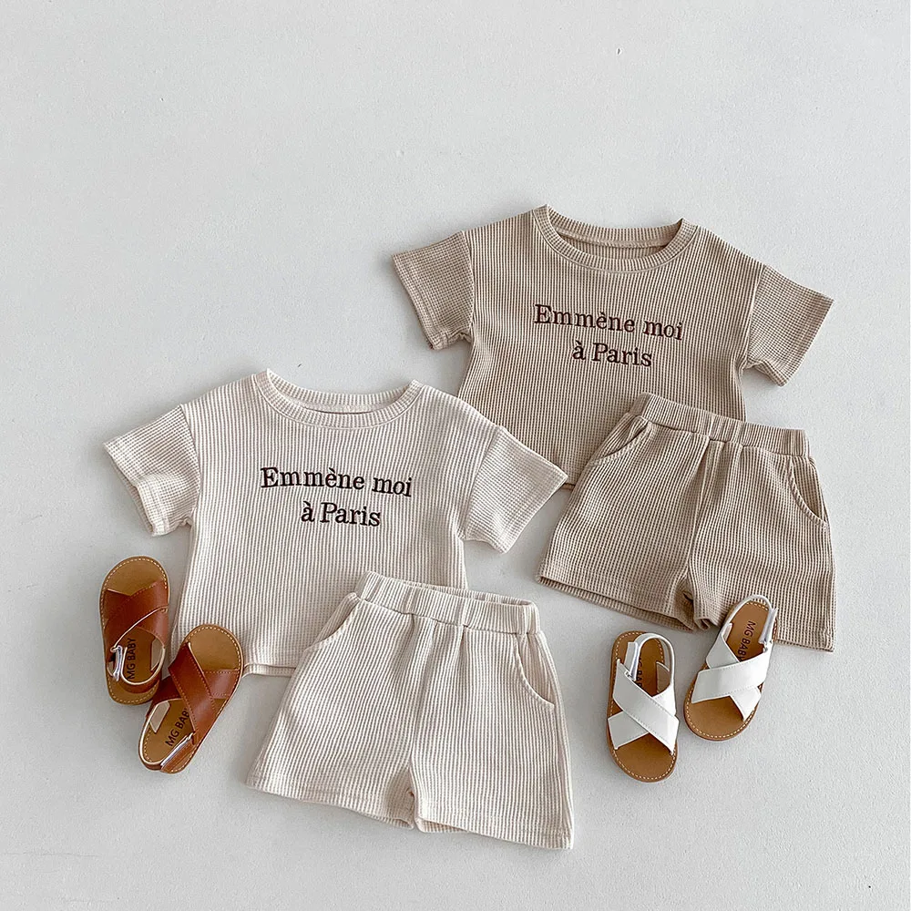 Boys Summer Waffle Track Suit