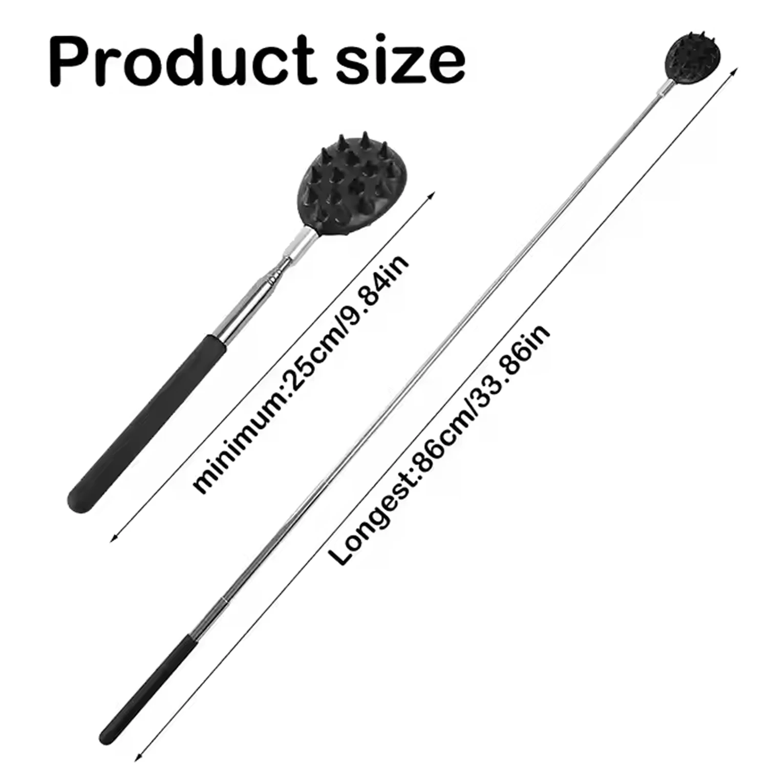 1/3Pcs Back Scratcher Telescopic Scratching Scraper Extendable Telescoping Itch Massage Relaxation Christmas Gifts Party Favors
