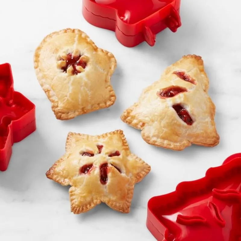 DIY Fall Hand Pie Molds Set Mini Pie Mould Dough Press Mold Tools Christmas Halloween Baking Molds Christmas Tree Snowflake