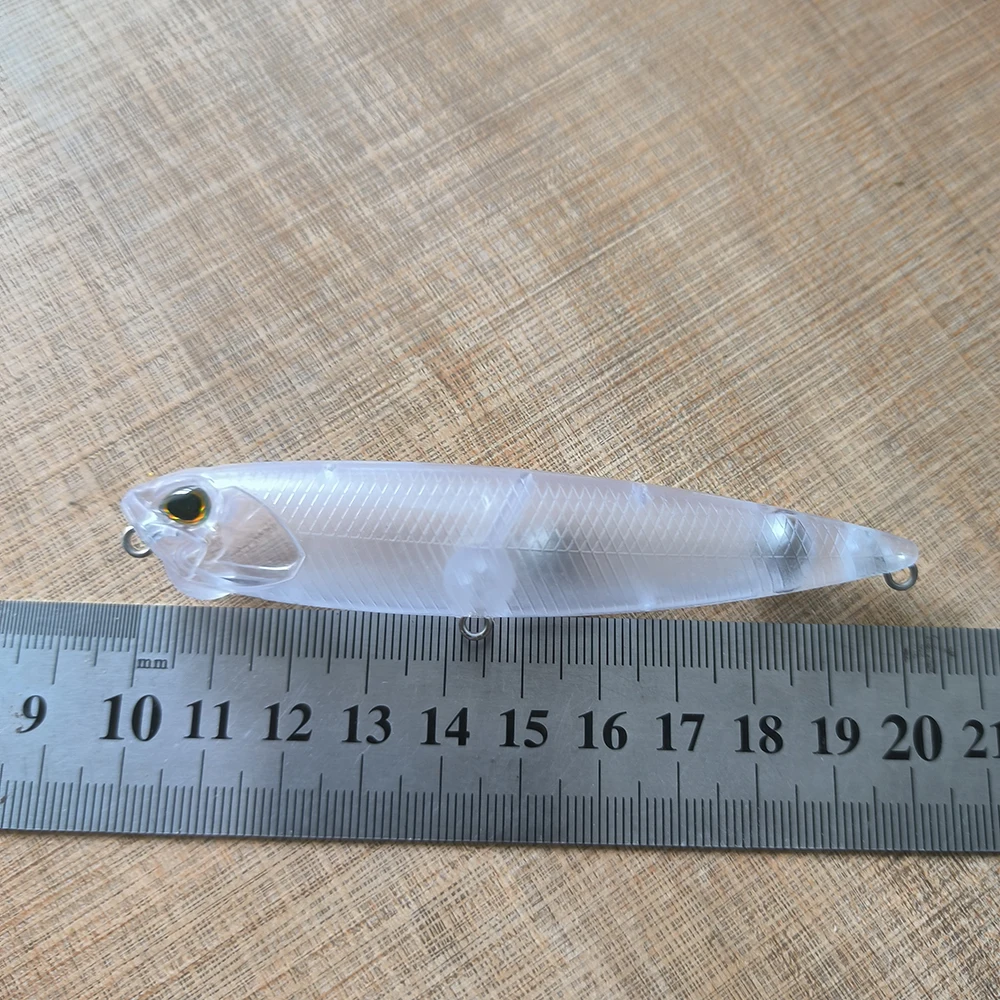 10 шт. Неокрашенная пустая приманка, тело, приманка, жесткая приманка, Воблер для рыбной ловли, искусственные приманки 100 мм, 13,5 г, SEBF65