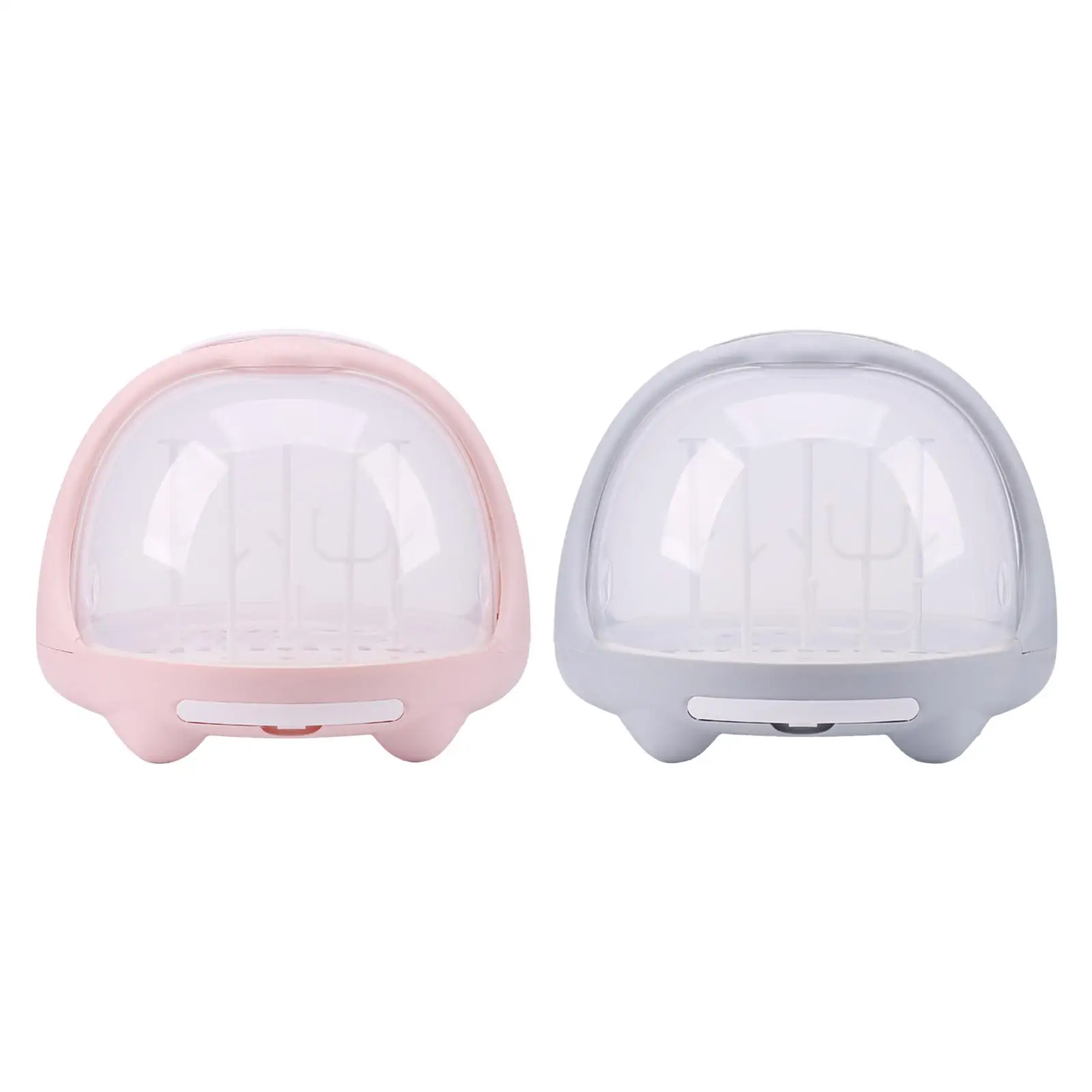 

Baby Bottle Drying Rack Container with Handle Practical Nursing Cutlery Box Container for Cabinet Countertop Kitchen Cups