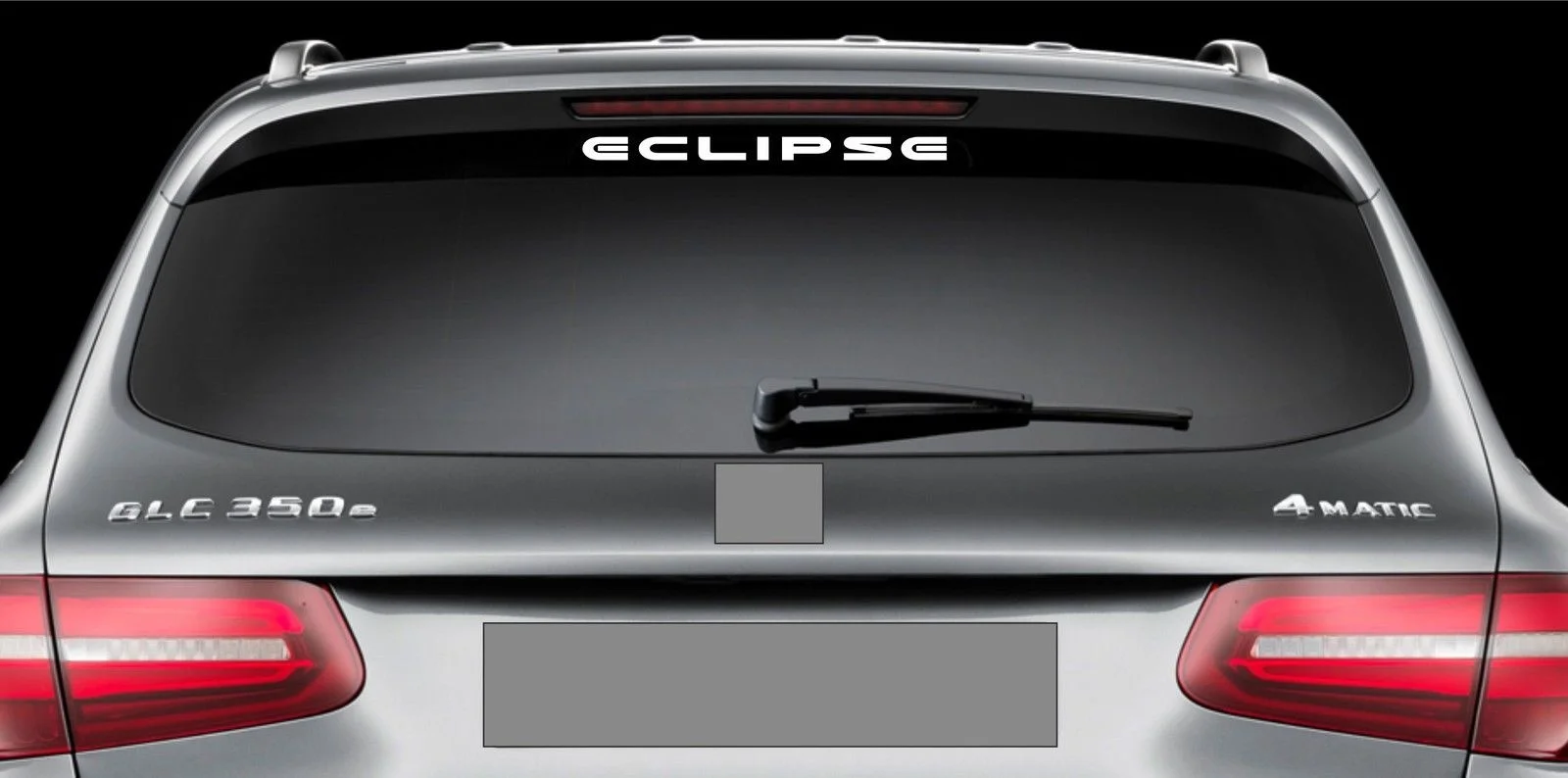 

For Rear Window Sticker fits Mitsubishi Eclipse Vinyl Decal Emblem Logo RW49