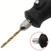 11pc Brass Chuck Silver Nut Electric Grinding Drill Bit Clamp Mini Drill Bit Chuck Electric Tool Accessory Set 3