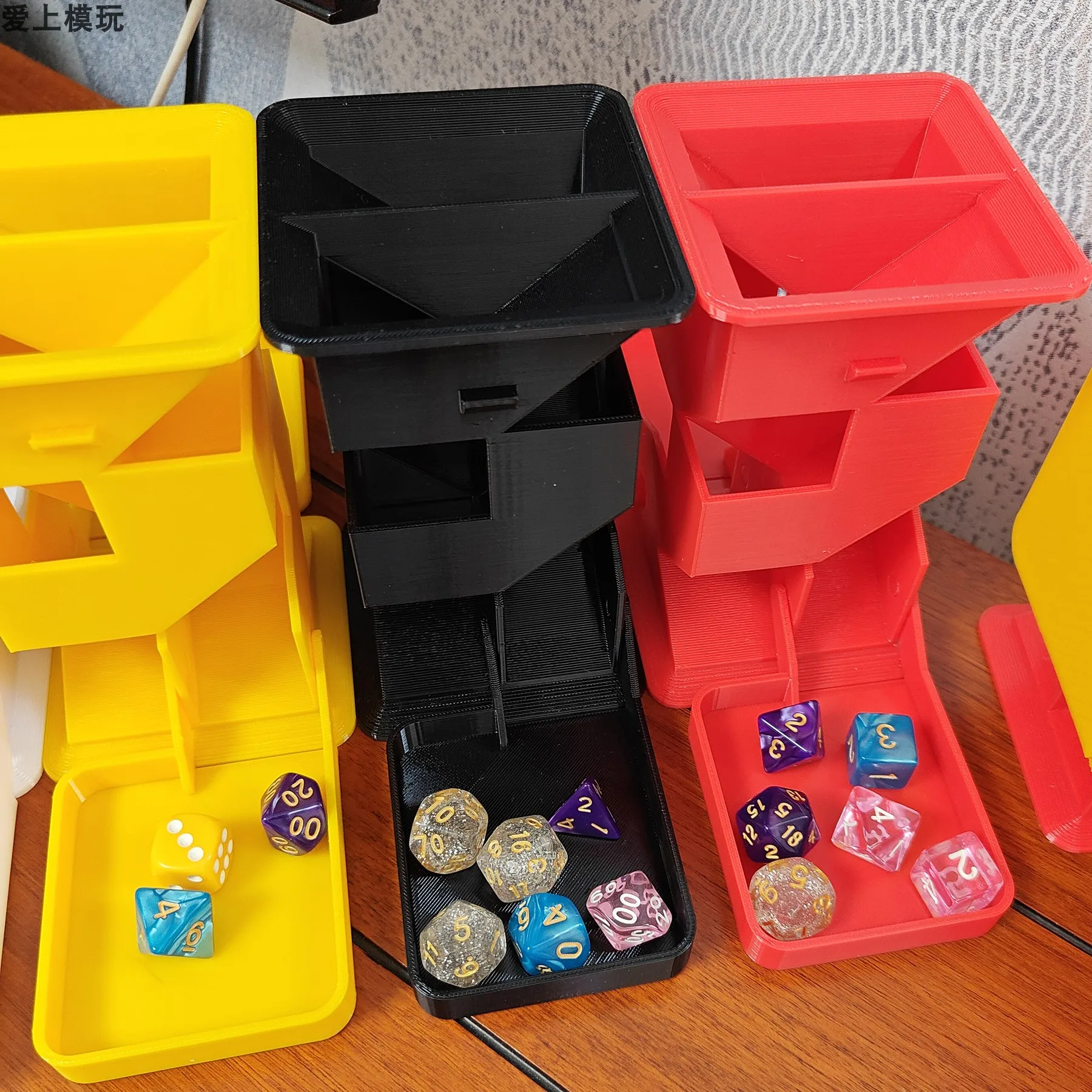 Board game folding dice tower, running dnd portable dice tower, stock tower, board game upgrade accessories Dice Tower 3