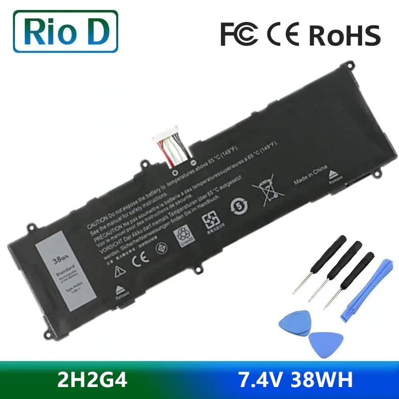 

7.4V 38WH New 2H2G4 Laptop Battery for Dell Venue 11 Pro 7140 21CP5/63/105 2217-2548