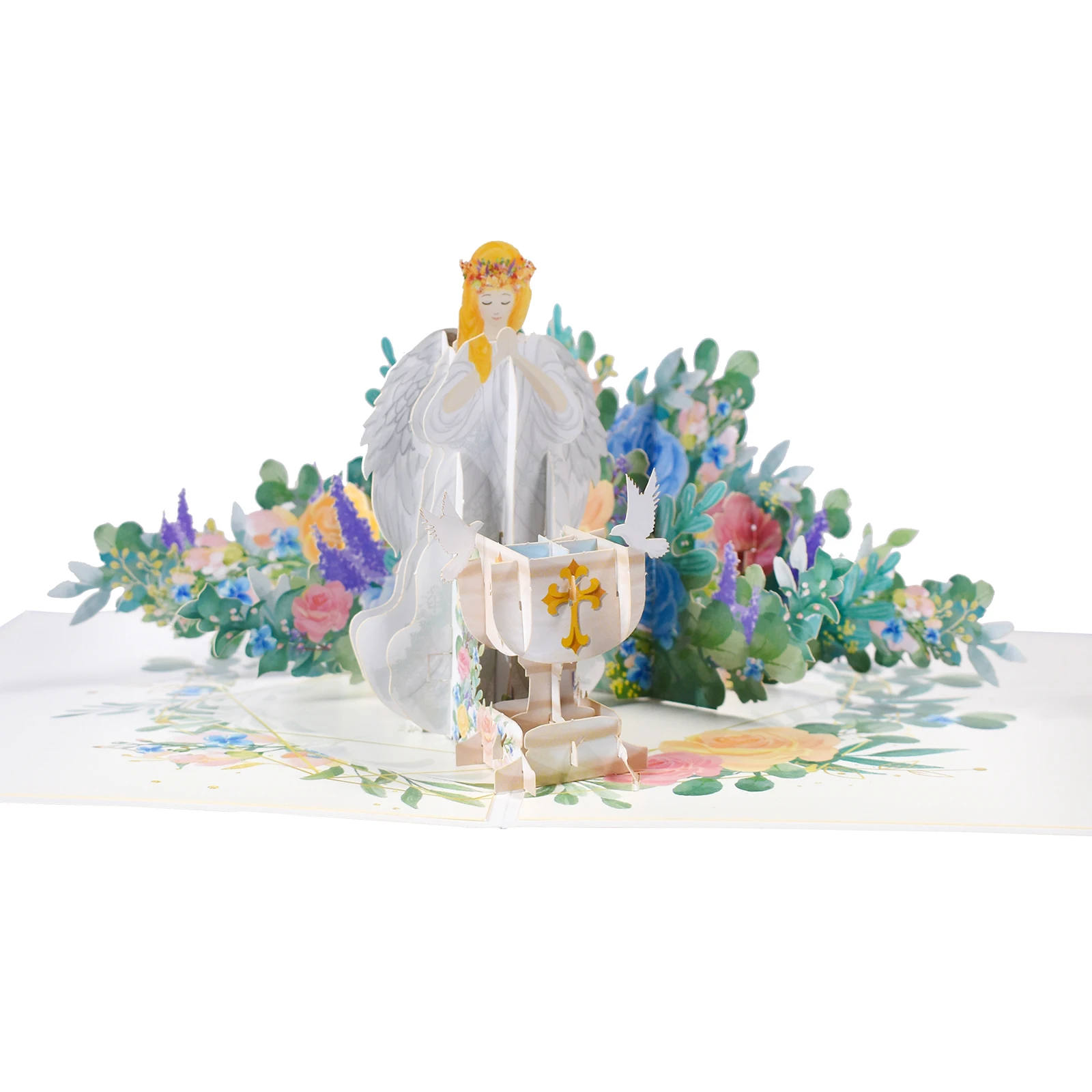 3D Pop-Up Baptism Greeting Card