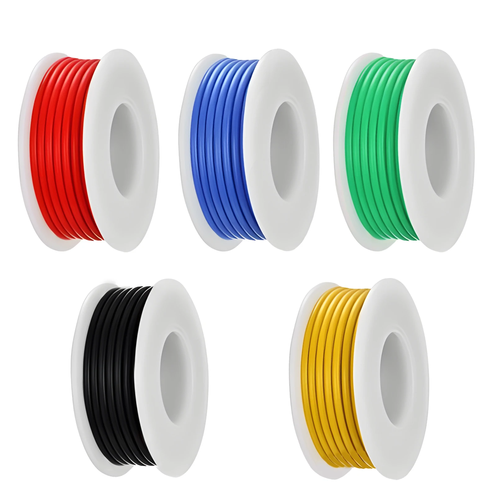 18/20/22/28/30 AWG Flexible Silicone Wire ( Mix Wire Kit ) Hook-up Electrical Jumper Cable Silicone Insulation Electronic