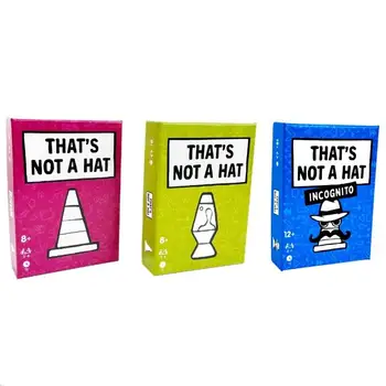 1 Set Gioco da tavolo inglese per 3-8 giocatori Non è un cappello Kit da gioco Happy Party Gioco da tavolo superiore con gioco di carte esteso di base