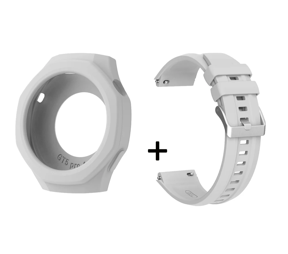 Silicone Watch Band with Protective Case - Premium Replacement Wristband