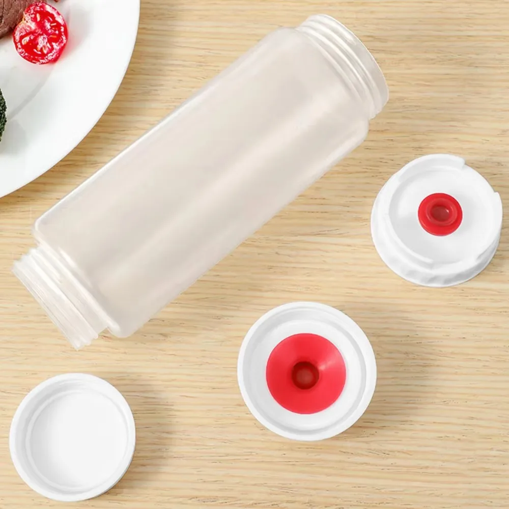 double-sided squeeze bottle cheese salad chocolate tomato sauce bottle leak proof double head squeeze 1PC