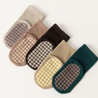 Children Baby Leg Warmer Long Socks Kids Spring Autumn Clothing Boy Girls Toddler Cartoon Mid Calf Socks Non-slip Shoes 5