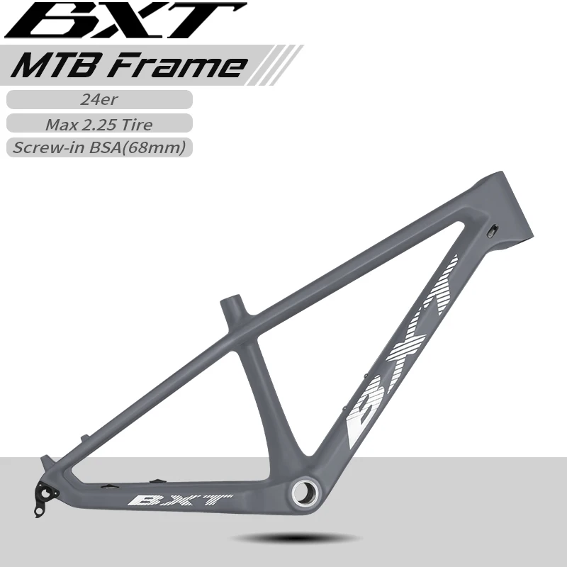 BXT 24er 카본 산악 자전거 프레임 경량 강력 MTB 카본 프레임
